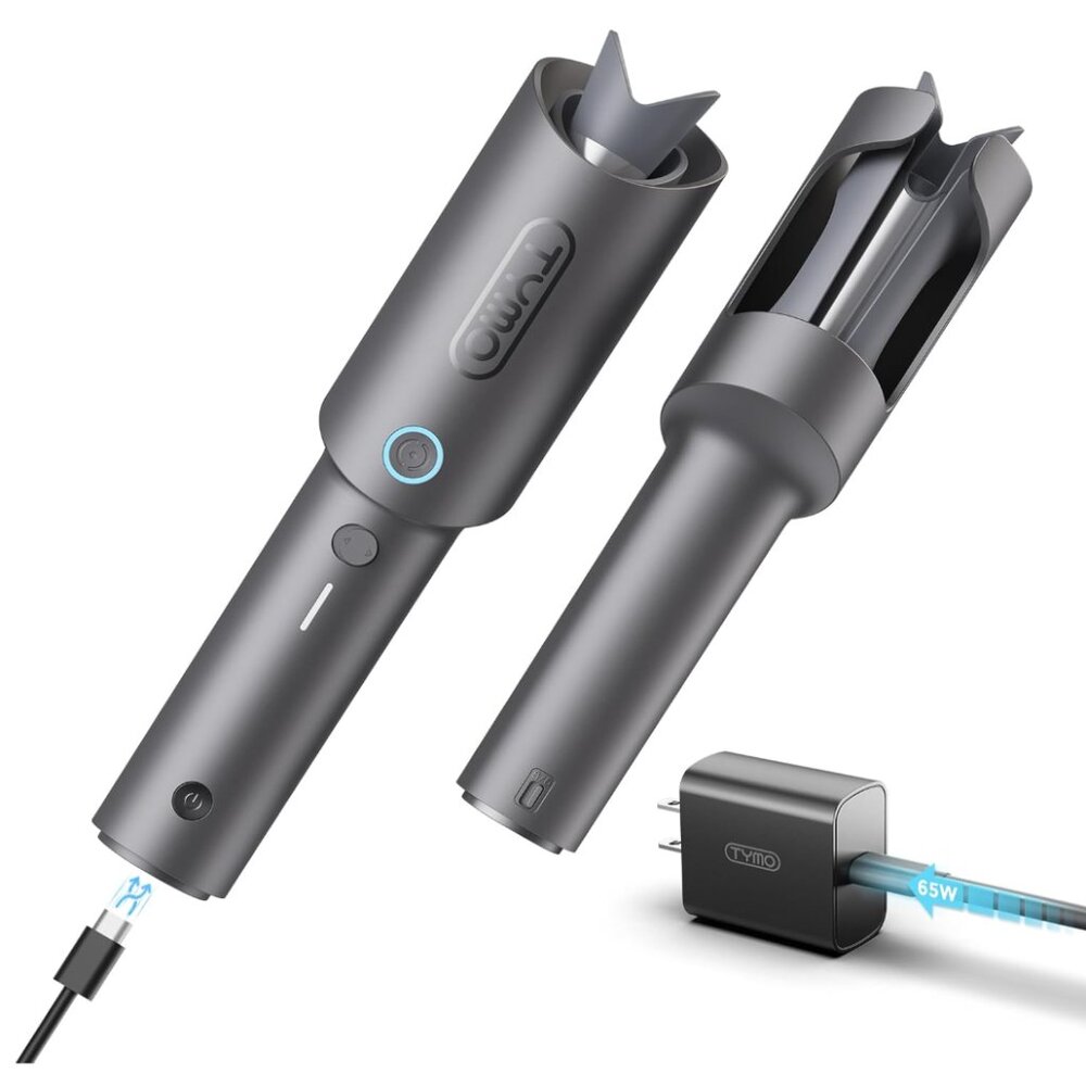 TYMO CURLGO - Cordless Automatic 1 Inch Curling Iron